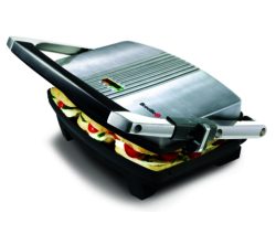 BREVILLE  VST025 Cafe-Style Sandwich Press - Brushed Stainless Steel
